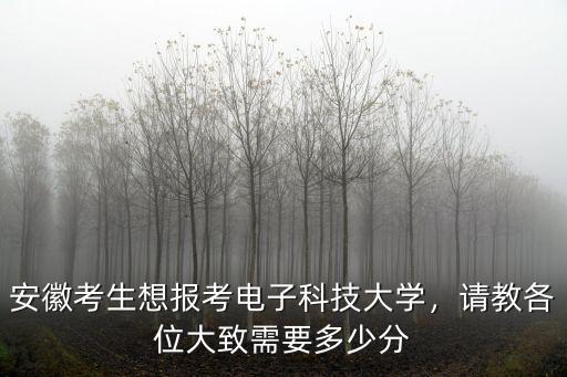 安徽科技大學招收多少分,安微大學一本收多少分