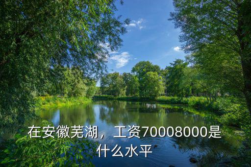 蕪湖平均工資是多少錢,安徽淮北平均工資是多少