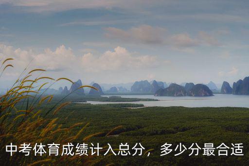 合肥體育中考總分多少分,中考體育成績計入總分