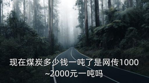 現在煤炭多少錢一噸了是網傳1000~2000元一噸嗎