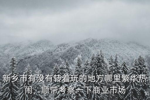 新鄉市內哪里有小吃,哪里繁華熱鬧