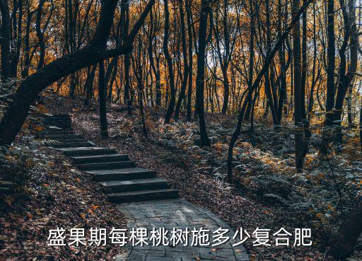 盛果期每棵桃樹施多少復合肥