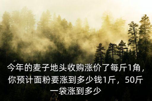 邯鄲小麥多少一斤,現(xiàn)在小麥的價(jià)格大概為多少