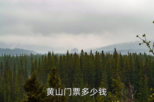 登黃山需要多少錢一盒,黃山門票多少錢