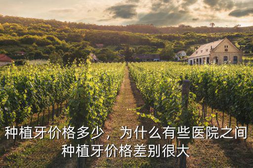 種植牙價(jià)格多少，為什么有些醫(yī)院之間種植牙價(jià)格差別很大