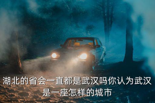 武漢的省會怎么樣,湖北的省會武漢有什么特別的