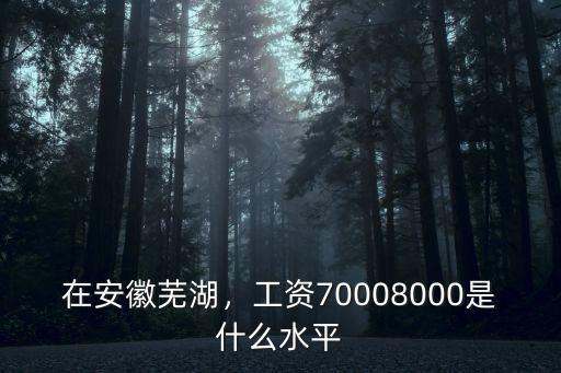 蕪湖工資底薪多少,在蕪湖多少工資才能養(yǎng)活自己
