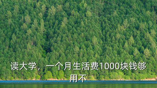秦皇島讀大學一個月生活費多少錢,一個月生活費多少合適