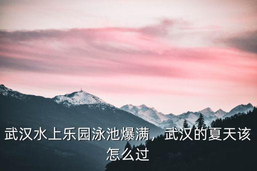 武漢水上樂園怎么去,武漢水上樂園泳池爆滿
