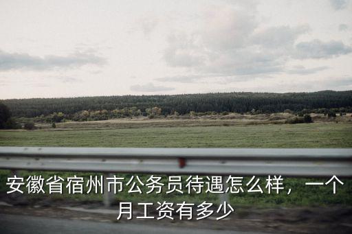 宿州市警察一年工資多少,一個月工資有多少