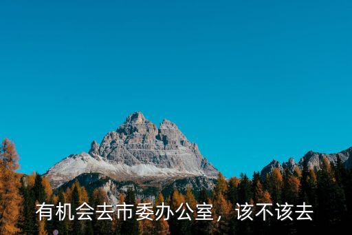 有機會去市委辦公室，該不該去