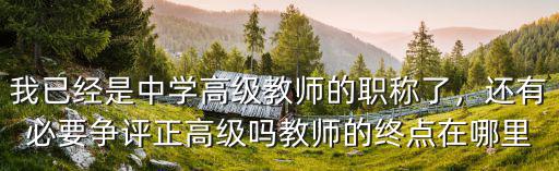 湖北中小學老師的職稱怎么,中小學教師評的職稱有什么用