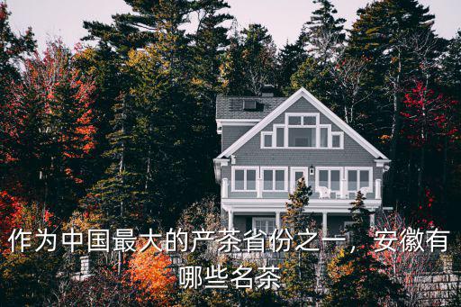 安徽種茶有多少種,安徽有哪些名茶