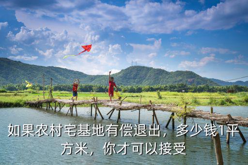 河北正定宅基地有償退出多少錢,宅基地有償退出不可避免