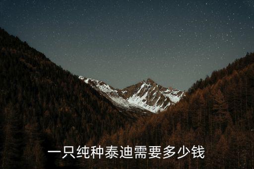 唐山泰迪不是純種的多少錢,一只純種泰迪需要多少錢