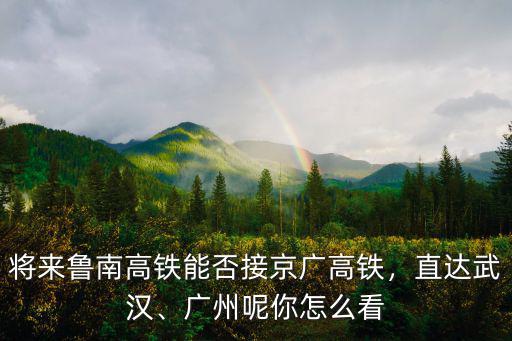 京廣高鐵怎么過武漢,京廣高鐵的高鐵聯絡線嗎