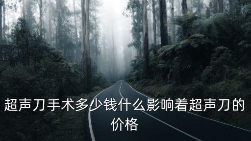 合肥超聲刀多少錢,超聲刀手術多少錢