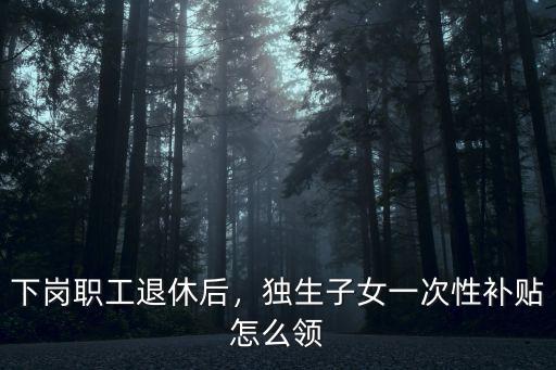 安慶退休職工獨生子女補貼是多少,獨生子女一次性補貼怎么領