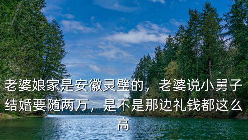 老婆娘家是安徽靈璧的，老婆說小舅子結(jié)婚要隨兩萬，是不是那邊禮錢都這么高