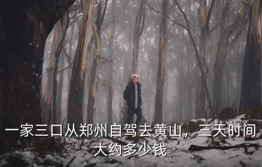 到黃山自駕游需要多少時間,三天時間大約多少錢