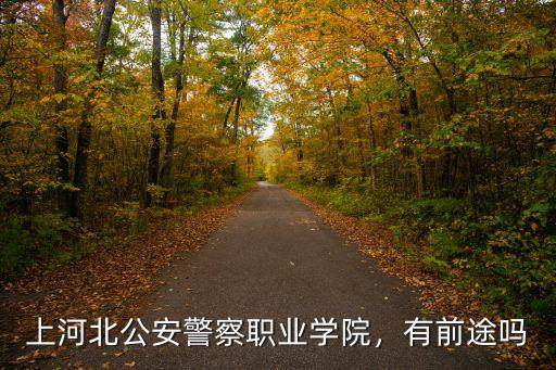 上河北公安警察職業學院，有前途嗎