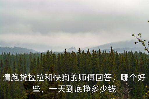 廊坊貨拉拉客服電話多少錢,貨拉拉司機一個月能賺多少錢