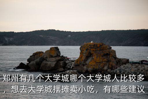 鄭州有幾個大學城哪個大學城人比較多，想去大學城擺攤賣小吃，有哪些建議