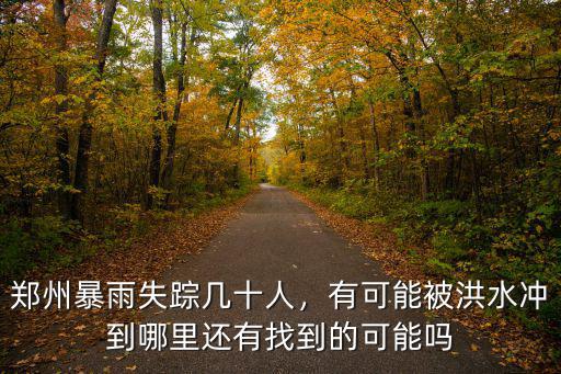鄭州暴雨遇難者都是哪里人,鄭州暴雨失蹤幾十人