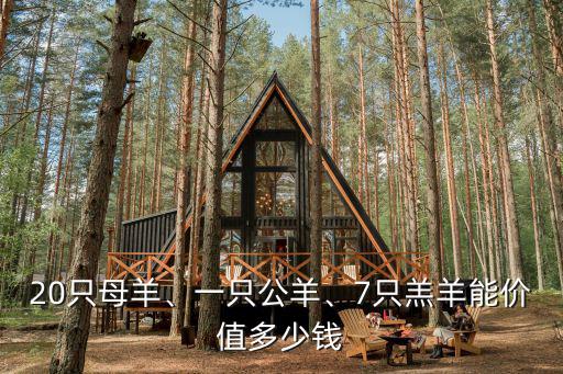 20只母羊、一只公羊、7只羔羊能價(jià)值多少錢