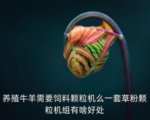養殖牛羊需要飼料顆粒機么一套草粉顆粒機組有啥好處
