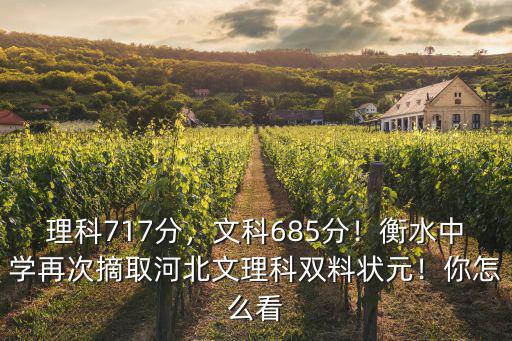 2017年河北理科狀元多少分,理科717分