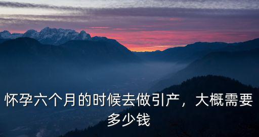 蚌埠引產需要多少錢,大概需要多少錢