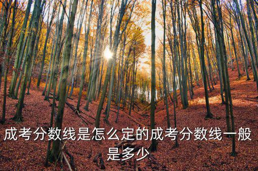 河南高起本的分?jǐn)?shù)線是多少分,成考分?jǐn)?shù)線一般是多少