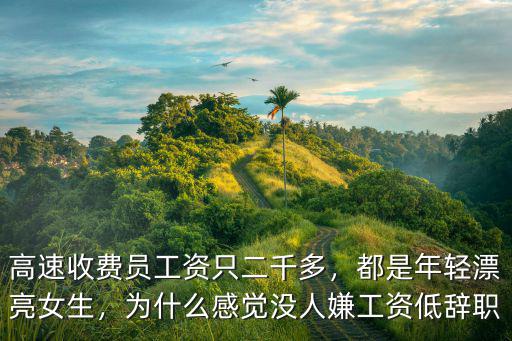 高速收費(fèi)員工資只二千多，都是年輕漂亮女生，為什么感覺沒人嫌工資低辭職
