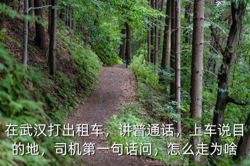 武漢話堵車怎么說,武漢人究竟說的是什么話