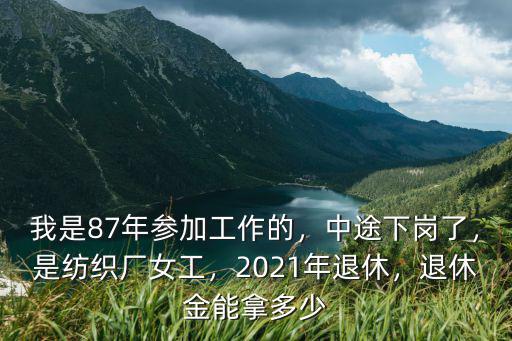 安徽無為紡織廠退休金有多少,退休金能拿多少