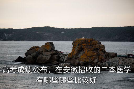 高考成績公布，在安徽招收的二本醫學有哪些哪些比較好