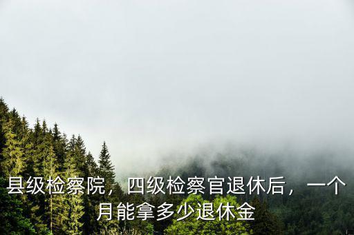 在保定檢察院退休一個月拿多少錢,一個月能拿多少退休金