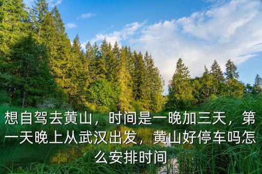 武漢自駕黃山多少公里,從武漢開車去黃山