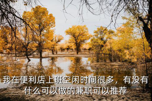 我在便利店上班空閑時間很多，有沒有什么可以做的兼職可以推薦