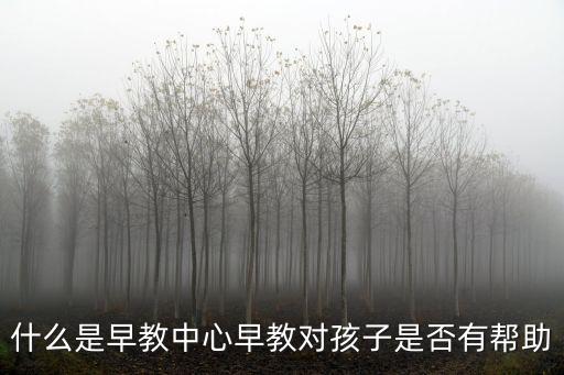 什么是早教中心早教對孩子是否有幫助