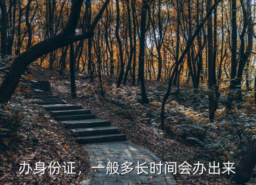 河南沁陽身份證辦理一般多少天,辦理身份證需要多少天