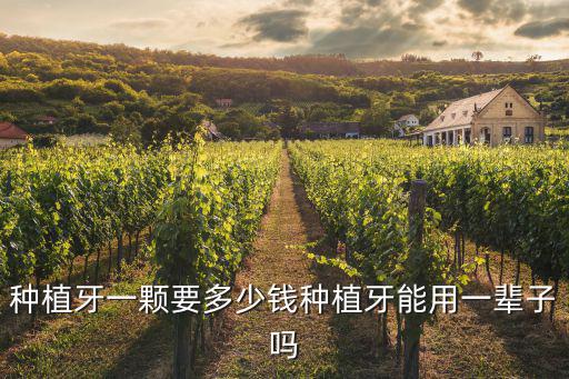 邯鄲種植一顆牙多少錢,種植牙一顆大概多少錢
