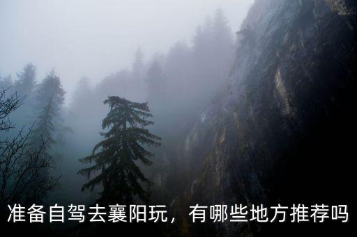 去襄陽玩注意怎么辦,準備自駕去襄陽玩