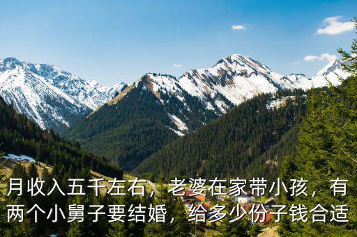 安徽安慶小舅子結(jié)婚多少錢,給多少份子錢合適