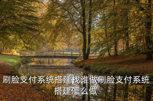 刷臉支付系統搭建找誰做刷臉支付系統搭建怎么做