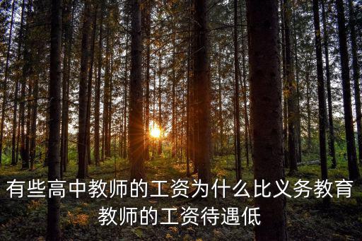 信陽市高中教師的工資是多少,小學教師的工資是多少