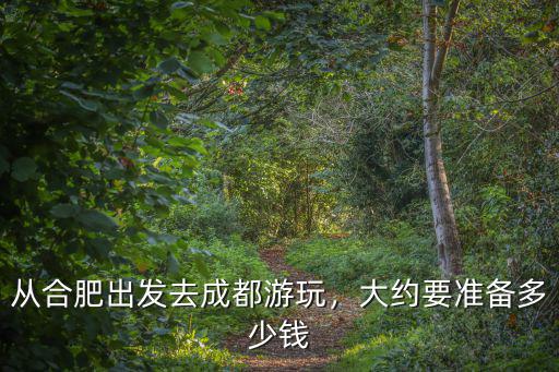 從合肥去成都多少錢,從合肥出發去成都游玩