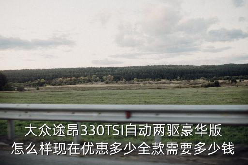 大眾途昂330TSI自動兩驅豪華版怎么樣現在優惠多少全款需要多少錢