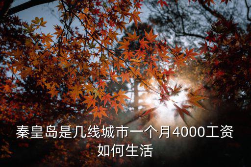 秦皇島是幾線城市一個月4000工資如何生活